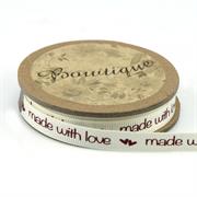  Made with Love Ribbon, 10mm x 5m